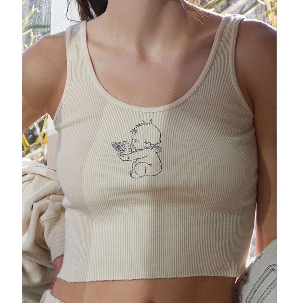 Brandy Melville Cherub Bird Top